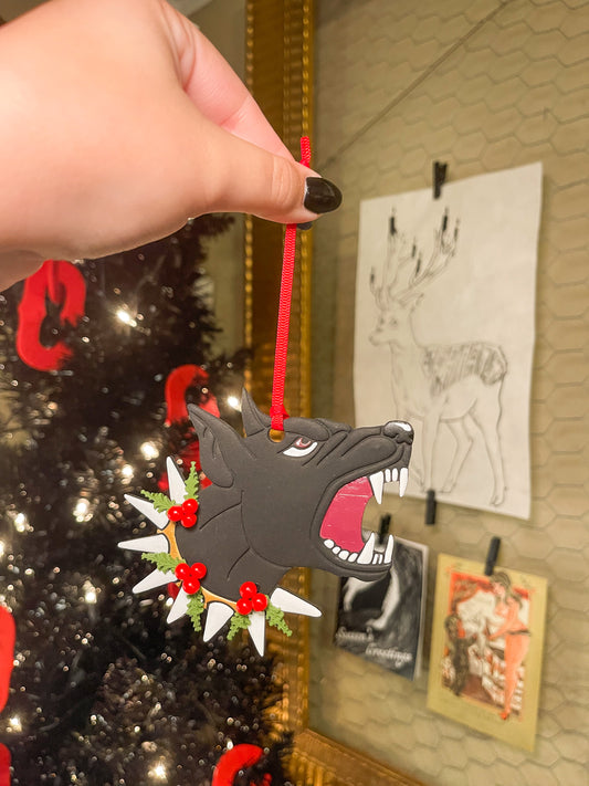 Mistletoe Menace Ornament