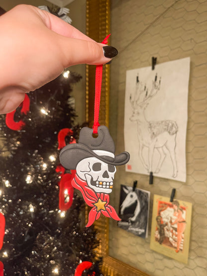 Emo Goth Cowboy Ornament